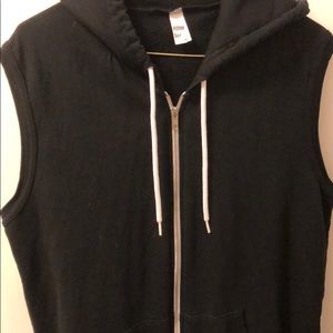 American Apparel Sleeveless Hoodie